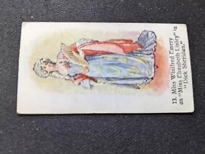 1916 Spieler Vergangenheit & Gegenwart Karte # 13 Miss Winifred Emery (SEHR GUTER ZUSTAND/EX) - Bild 1 von 3