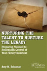 A. Schuman Nurturing The Talent To Nurture The Legacy (Poche)