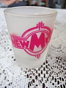 Mattiertes Souvenir New Mexico Schnapsglas 2 3/8 Zoll hoch - Bild 1 von 4