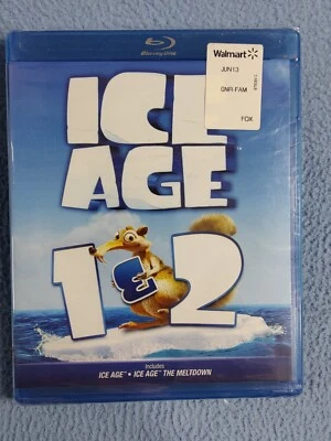 НОВЫЙ ЗАПЕЧАТАННЫЙ ЛЕДНИКОВЫЙ ПЕРИОД 1 И 2 BLU-RAY ЛЕДНИКОВЫЙ ПЕРИОД И ЛЕДНИКОВЫЙ ПЕРИОД ТАЯНИЕ - Изображение 1 из 3