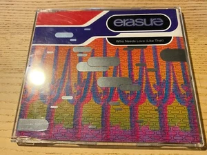 ERASURE "WHO NEEDS LOVE (LIKE THAT)" 1992 MUTE RECORDS 3 REMIX CD SINGLE SWEDEN` - Picture 1 of 12