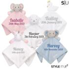 Personalised Baby Boys Girls Babies Comforter Blanket Soft Snuggle Newborn Gift