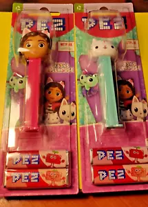 Gabby's Dollhouse Super New Unopened PEZ Dispenser Set - Gabby & Cakey Cat - Picture 1 of 3