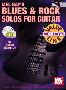 Mel Bay's Blues & Rock Solos For Guitar + CD - Picture 1 of 1
