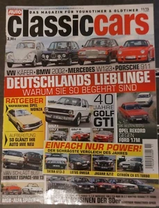 Classic Cars 11/15 vom 07.10.2015 VW Käfer BMW 2002 Mercedes W123 Porsche 911 - Bild 1 von 1