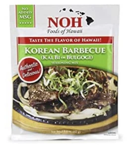NOH Hawaii Korean Barbecue BBQ Seasoning Kalbi Mix 1.5 Oz Bag (pack Of 3) - Picture 1 of 1
