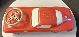 1966 CORVETTE RED STINGRAY COUPE 427" DEALER PROMO "KIDDIE RID ON" TOY CAR-USED - Picture 1 of 7