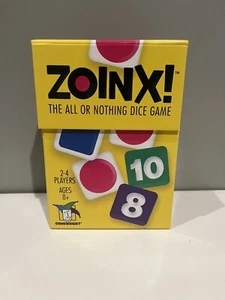 NEW! Zoinx! Fast Fun Family Dice Game by Gamewright, 2-4 Players - Picture 1 of 5