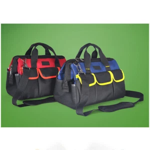 14-20" Waterproof Heavy Duty Electrician Service Tote Carry Tool Bag Storage - Picture 1 of 8