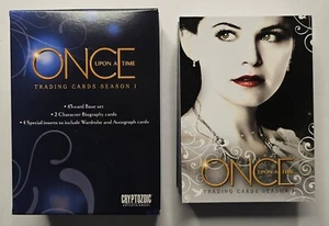 2014 Once Upon a Time Temporada 1 Tarjetas Coleccionables Conjunto Base Caja Envoltura Cryptozoic - Imagen 1 de 2