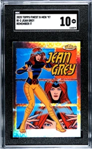 2025 Topps Finest X-Men '97 Jean Grey #RI-2 Remember It SGC 10 - Picture 1 of 2