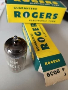6CQ6 ROGERS VACUUM PENTODE TUBE = W77 EF92 6F21 9D6 CV131 - Picture 1 of 2