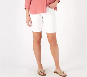 NYDJ Ella Short - Optic White - Reg 00 - Neu mit Etikett - A591704 - Bild 1 von 2