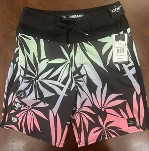 Rip Curl Mirage Boardshorts Mason Barrel Boys Size 12 26” Waist - Picture 1 of 8