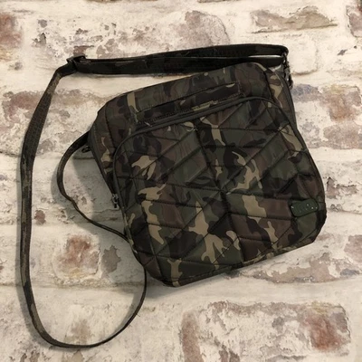 Bolso Bandolera Lug Ranger 2 con Correa Ajustable Camuflaje Verde RFID Cartera de Viaje Foto 1 de 4
