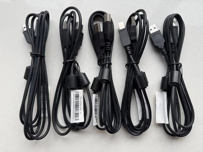 5 x USB Printer Cable Type A (M) to Type B (M) 1.5M - Image 1 of 4