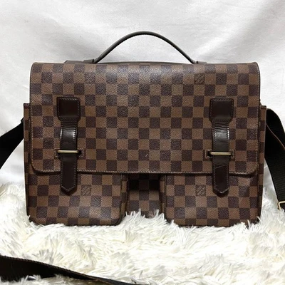 Bolso de Hombro Mensajero LOUIS VUITTON N42270 Damier Marrón PVC De Japón 03190 Foto 1 de 4