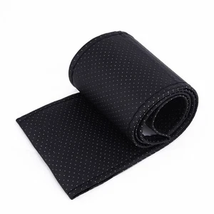 Synthetic leather Car Steering Wheel Cover Universal Fit 38cm / 15 inches DIY - Picture 1 of 7
