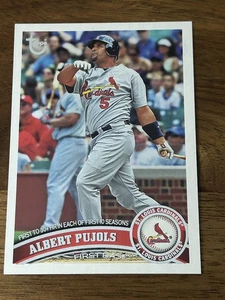 2011 Albert Pujols Topps VINTAGE STOCK Variation SP #547 - St Louis Cardinals - Bild 1 von 2