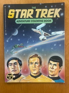 The Star Trek Adventure Coloring Book - 1986 - 20th Anniversary - Unused - Picture 1 of 5