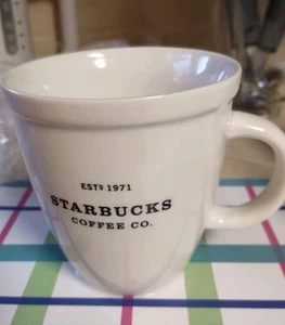 Taza Starbucks Barista Abbey 2007 18 oz cerámica blanca Starbucks Coffee Co Est 1971 - Imagen 1 de 1
