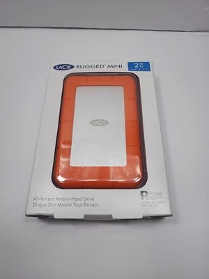 LaCie Rugged Mini 2TB External Hard Drive USB 3.0 Portable 130MB/s - Image 1 of 3