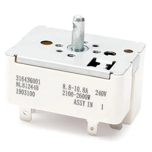 316436001 Bereich Oberflächenelement Schalter Ersatz für Frigidaire 8 Zoll Herd... - Bild 1 von 7