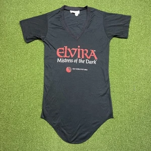 1983 Vintage Elvira Mistress of the Dark T-Shirt Dress Small/Never Worn - Picture 1 of 15