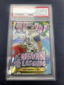 Custodia 2024 Topps Chrome Kurt Warner Urban Legends SSP Hit PSA 10 gemme ottime condizioni G251004 - Foto 1 di 2