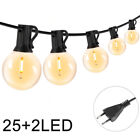 Lichterkette 20/50 Led Lichter Lampion Beleuchtung Garten String Lights Außen De