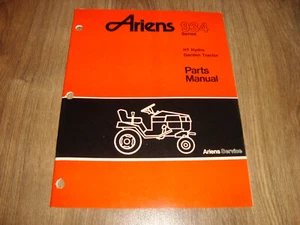 Ariens 934 Series HT Hydro Garden Tractor Parts Manual - Picture 1 of 2