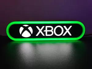 Xbox 3D gedrucktes LED-Schild - Bild 1 von 2