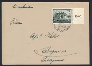 Deutsches Reich 1943 Generalgouvernement Brief RECO MiNr113SR ST Krakau - Bild 1 von 2