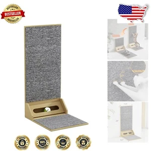 Durable Carpet Cat Scratching Post – Tall L-Shape Protector for Furniture - Picture 1 of 8