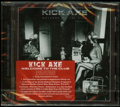 Kick Axe Welcome To The Club CD new Rock Candy Records remaster - Image 1 of 2