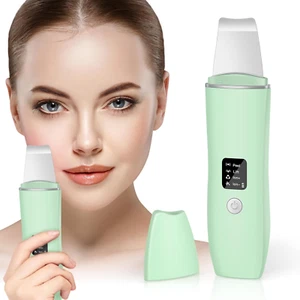 Pulizia Viso Ultrasuoni, Skin Scrubber Professionale, Spatola Ultrasuoni Pulizia - Foto 1 di 12
