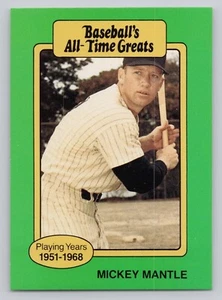 1987 Baseball's All Time Greats Mickey Mantle Hof NY Yankees Ex-Mt - Picture 1 of 20