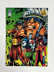 1993 Upper Deck Pyramid Deathmate Valiant Era Image Promo Card NM Near Mint - Picture 1 of 2