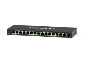 Netgear (GS316EP) 16-Port Web Managed Switch PoE+(16) 180W Desk/Wall - Picture 1 of 3