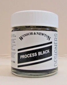 Winsor & Newton Designers Process Black 30ml Jar Rare Free Postage - Picture 1 of 2