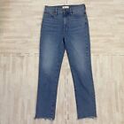 Madewell Womens High Rise Perfect Vintage Jeans Ainsworth Wash Size 26 X 27.5