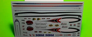 Spirit of 1976 76 Dodge Dart 1/25 Decal Sheet 340 Red Blue Pin Stripes USA - Picture 1 of 5