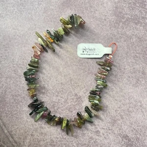 Tourmaline Small Top Drilled Chip Dagger Semi Precious Stone Q90 Beads per Pkg - Picture 1 of 3