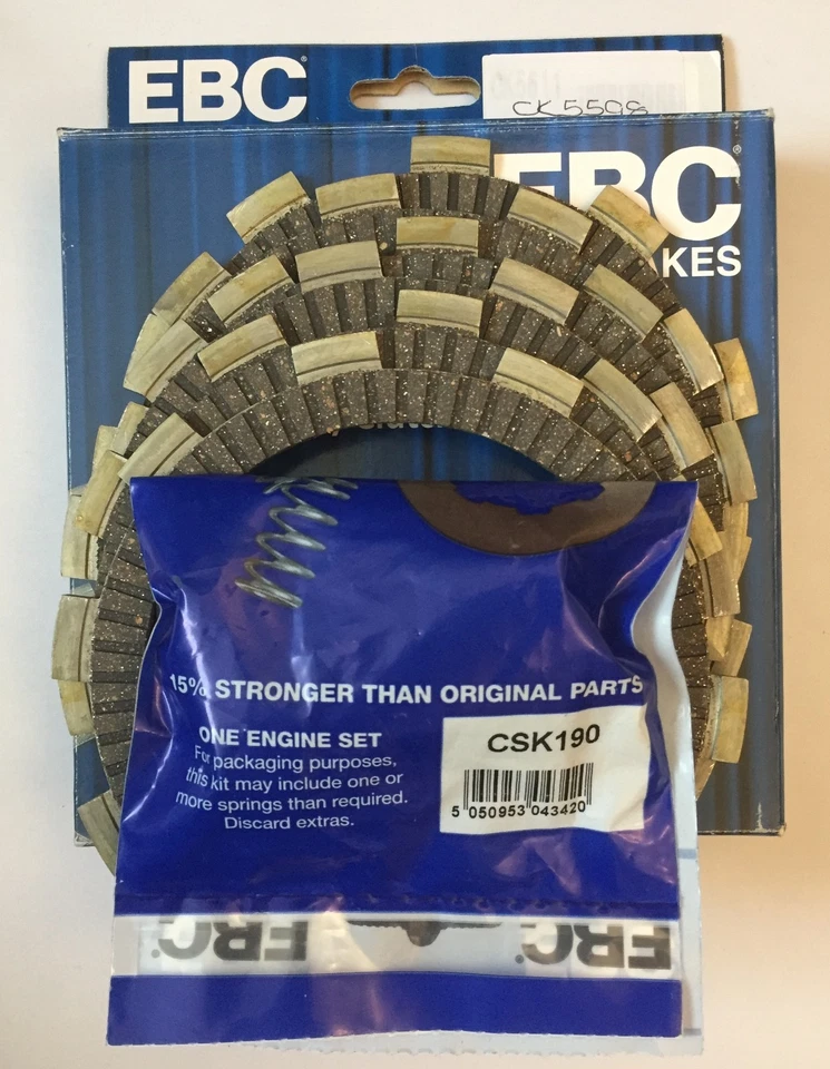 EBC Clutch Friction Plates and Spring Kit Fits APRILIA RS125 2T (1992 to 2014) - Image 1 of 4
