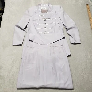 Blazer Falda Lisa Rene Talla 8 Real Lavanda Púrpura 3 Piezas Secuencia De Colección Nuevo con Etiquetas - Imagen 1 de 15