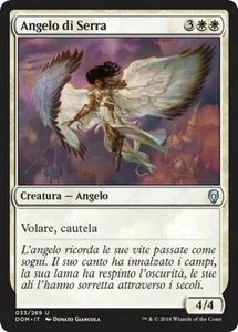 MTG Magic DOM Dominaria - 1x ITA EX 033 U Angelo di Serra - Picture 1 of 1