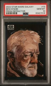 Topps Star Wars Chrom Galaxy 2022 Ben Kenobi Prismenrefraktor nummeriert 53/75 - Bild 1 von 2
