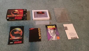 Mortal Kombat Competition Edition (Super Nintendo) SNES(Complete in Box)W/Poster - Picture 1 of 18