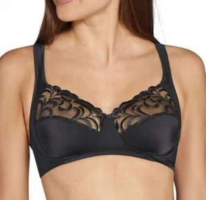 Triumph Modern Finesse N 75 - 80 Cup B - D Bra without Wire Black - Picture 1 of 2