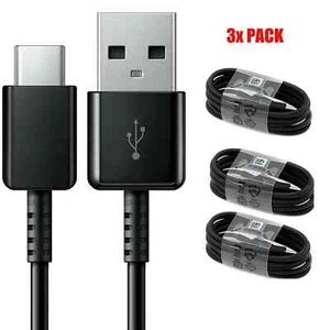 3x OEM Samsung USB Type C Cable Rapid Charge Cord for Galaxy Note 20 Plus - Picture 1 of 3